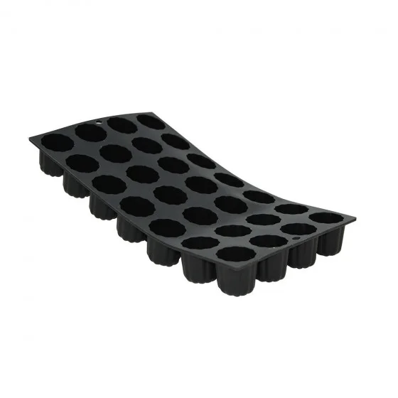 Moule en silicone 28 mini Canelés Bordelais MOUL'FLEX 30x17,5cm