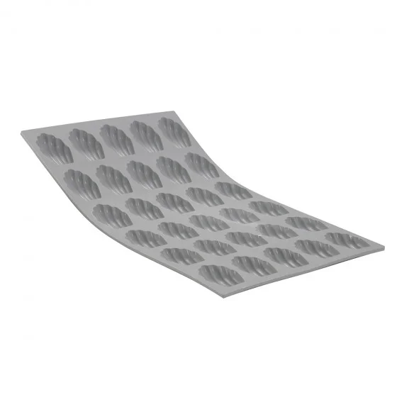 Moule en silicone 30 mini madeleines ELASTOMOULE 30x17,6cm