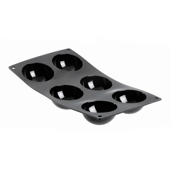 Moule en silicone 6 demi-sphères Ø7cm MOUL'FLEX 30x17,5cm