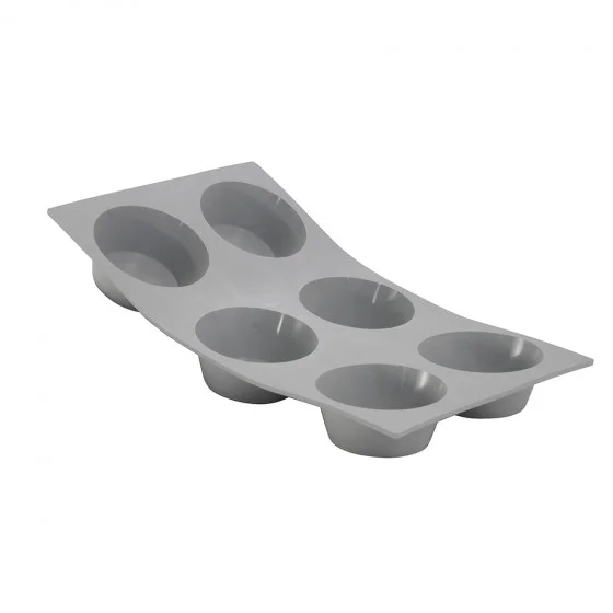 Moule en silicone 6 muffins ELASTOMOULE 30x17,6cm