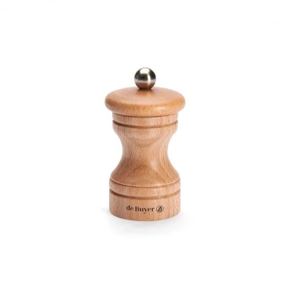 Moulin universel à sel, poivre, épices bois 10cm PASO