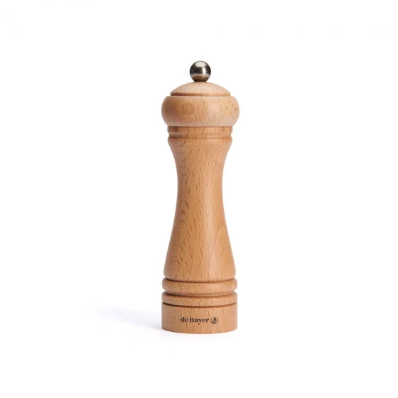 Moulin universel à sel, poivre, épices bois 18cm JAVA