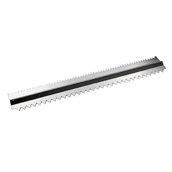 Peigne à biscuit « Charlotte » inox 2 dentures 70x12cm