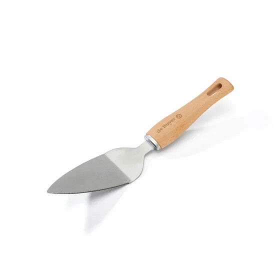 Pelle à gâteau inox et bois B BOIS 27,5cm