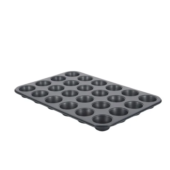 Plaque de 24 mini muffins acier antiadhésif