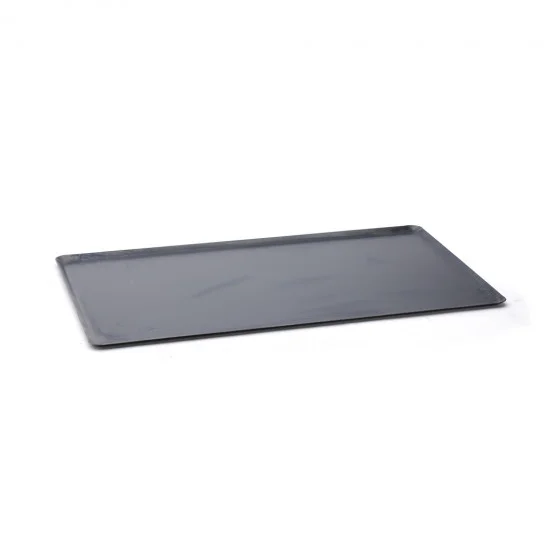 Plaque de cuisson bords pincés acier bleui GN 1/1 53x32,5cm