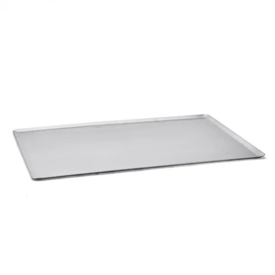 Plaque de cuisson bords pincés aluminium 60x40cm