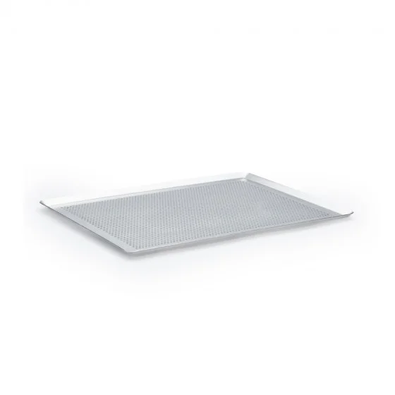 Plaque de cuisson inox perforé 40x30cm