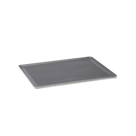Plaque de cuisson micro-perforée antiadhésive 40x30cm