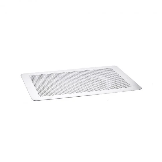 Plaque de cuisson plate aluminium perforé 40x30cm