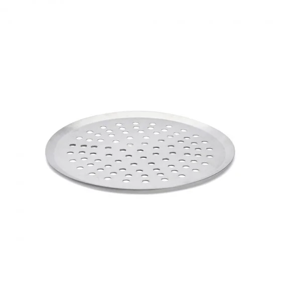 Plaque de cuisson ronde aluminium perforé Ø32cm