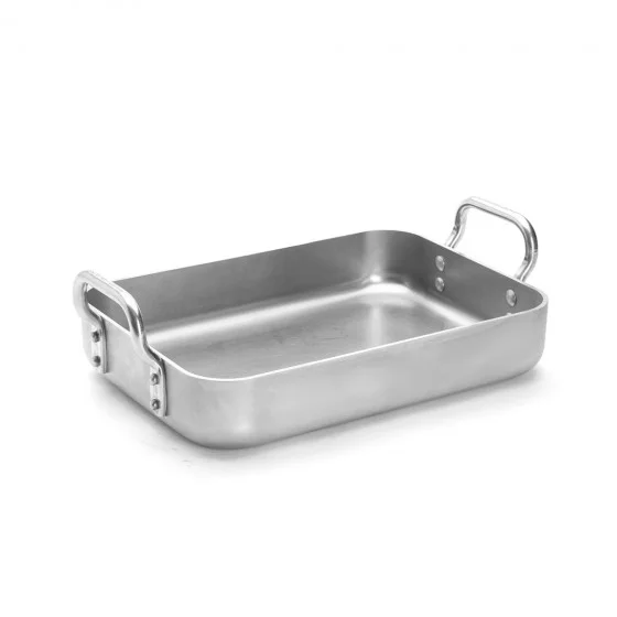 Plat à rôtir en aluminium 35x25x6,5cm