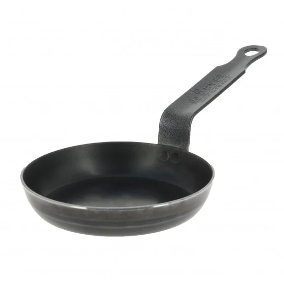 Poêle à blinis en acier bleui BLUE CARBON Ø12cm