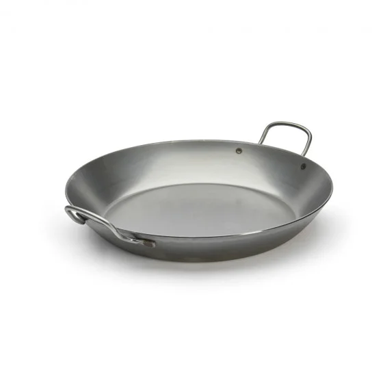 Poêle à paëlla en acier CARBONE PLUS Ø50cm