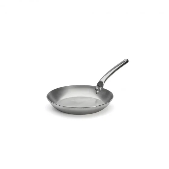 Poêle en acier CARBONE PLUS Ø28cm queue froide