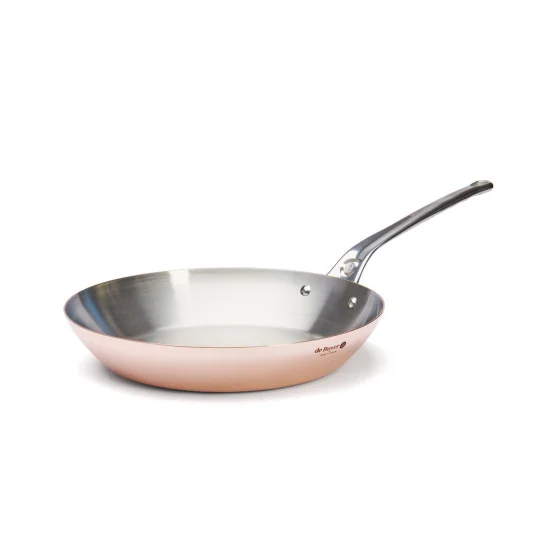 Poêle en cuivre PRIMA MATERA Ø32cm - queue fonte d'inox
