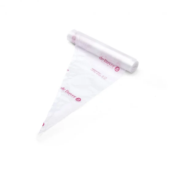 Rouleau de 20 poches pâtissières jetables polyéthylène 40cm
