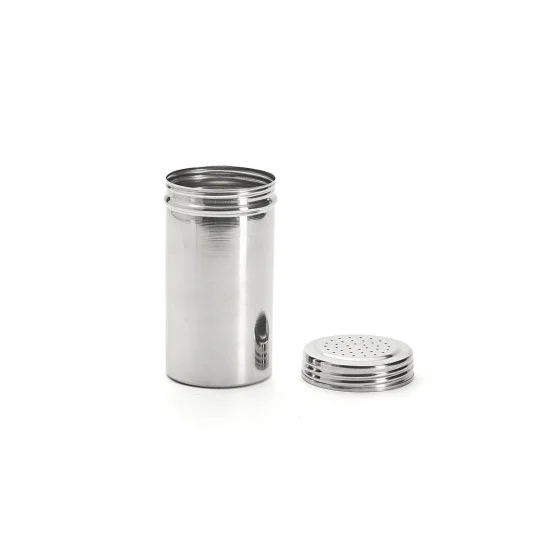 Saupoudreuse inox Ø7x13cm Trous Ø1,5mm