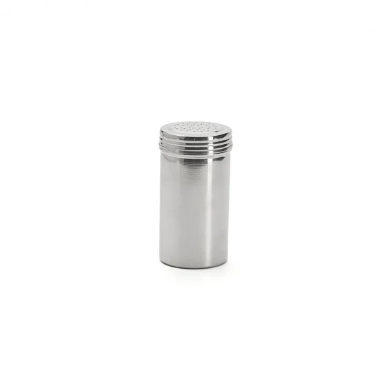 Saupoudreuse inox Ø7x13cm Trous Ø1,5mm