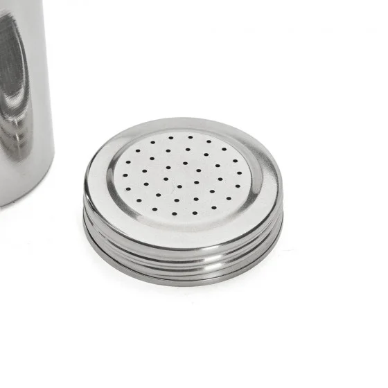 Saupoudreuse inox Ø7x13cm Trous Ø1,5mm