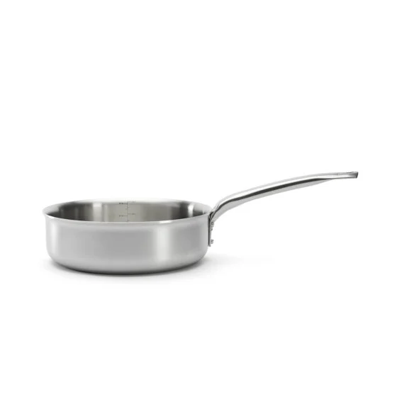 Sauteuse bord droit en inox ALCHIMY Ø24cm