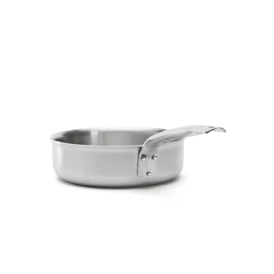 Sauteuse bord droit en inox ALCHIMY Ø24cm