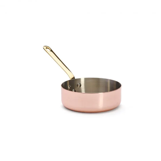 Sauteuse en cuivre INOCUIVRE Ø16cm monture laiton