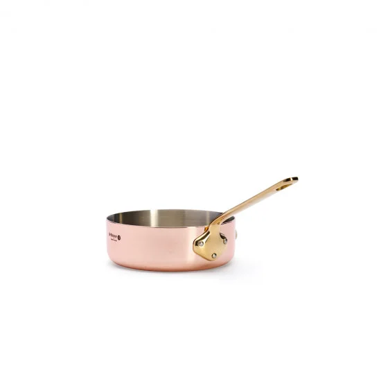 Sauteuse en cuivre INOCUIVRE Ø16cm monture laiton