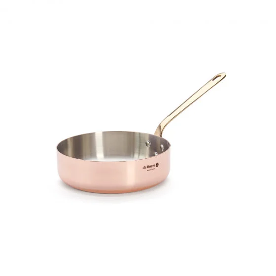 Sauteuse en cuivre INOCUIVRE Ø20cm monture laiton