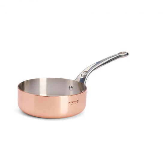 Sauteuse en cuivre PRIMA MATERA Ø16cm - queue fonte d'inox