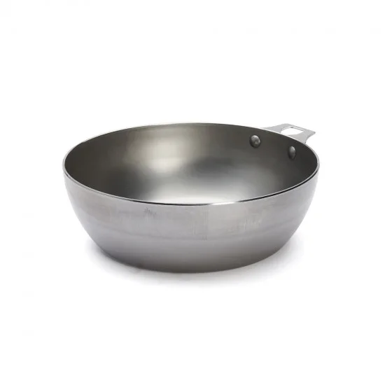 Sauteuse paysanne en acier amovible MINERAL B TWISTY Ø24cm