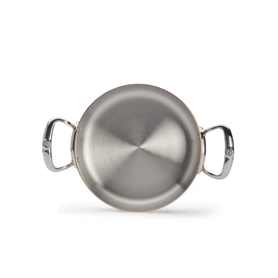 Sautoir en cuivre INOCUIVRE Ø24cm avec couvercle