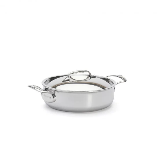 Sautoir en inox avec couvercle AFFINITY Ø24cm