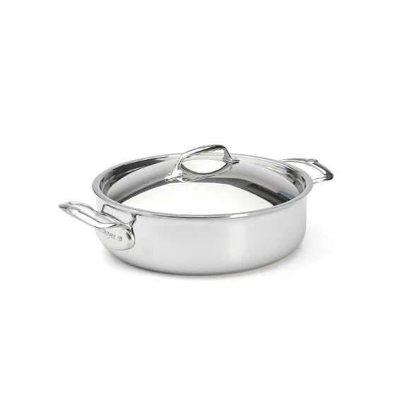 Sautoir en inox avec couvercle AFFINITY Ø28cm
