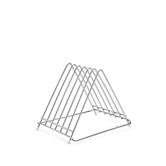 Support inox pour 6 planches à découper