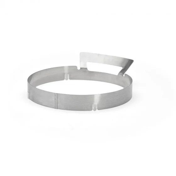 Support inox pour wok demi-sphérique