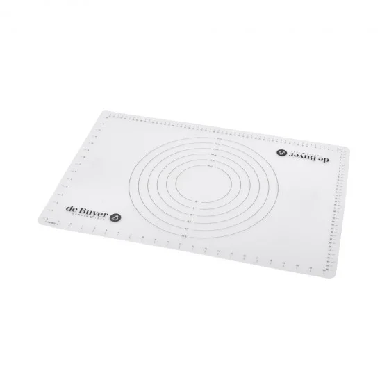 Tapis de préparation antiadhésif avec marquages silicone 60x40cm