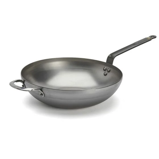 Wok bombé acier carbone MINERAL B Ø32cm