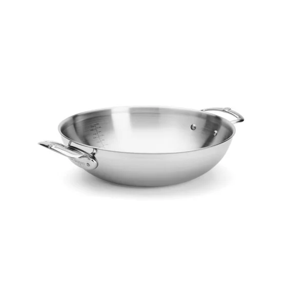 Wok inox multicouche AFFINITY Ø32cm avec anses